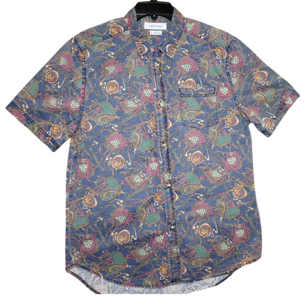 Urban Outfitters Equestrian Print Shirt - Size M